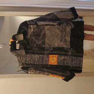 Chico’s Design Embroidered Patchwork Jacket, Size 0